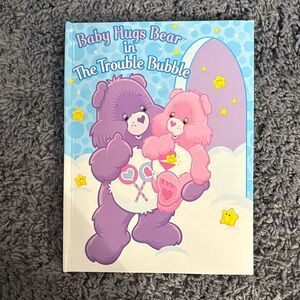 NWT Care Bears Baby Hugs Bear in The Trouble Bubble, written by, David Polter